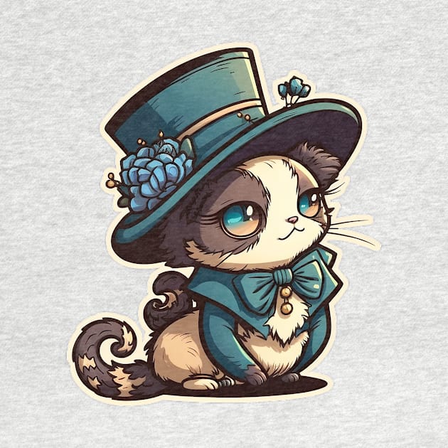 Ragdoll Cat Steampunk Victorian Era by Shaani